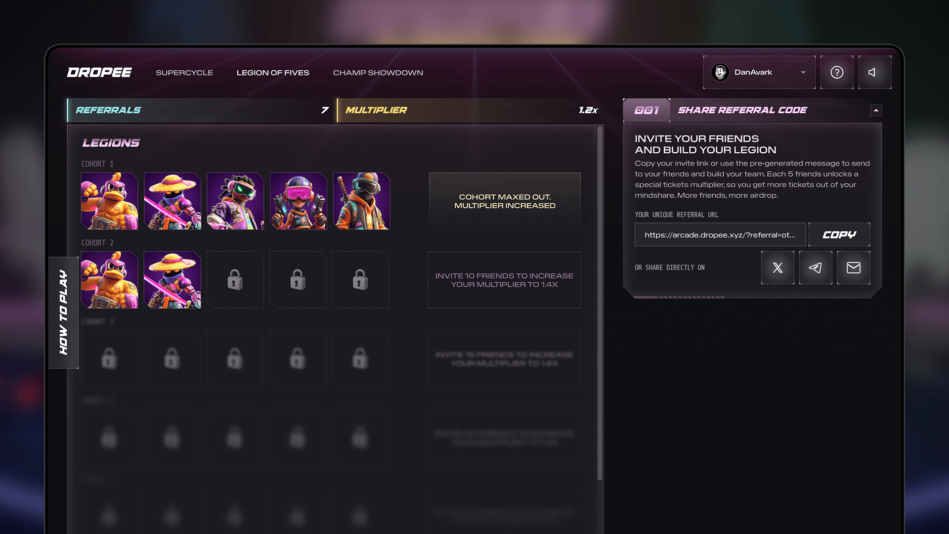 Creating a fun arcade inspired SocialFi platform